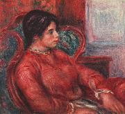 Pierre-Auguste Renoir Frau im Armsessel oil